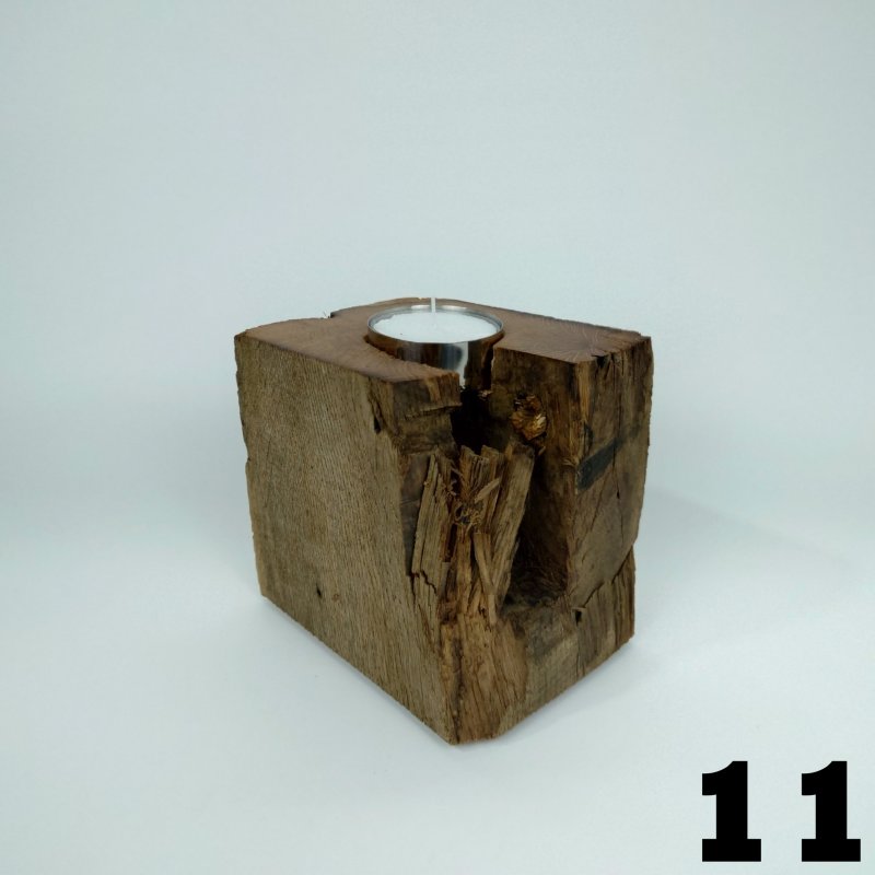 Holz Teelichthalter