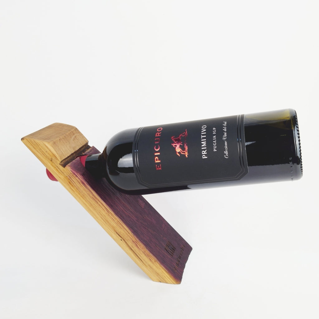 Ruvin | Weinständer aus Rotwein-Fassdaube