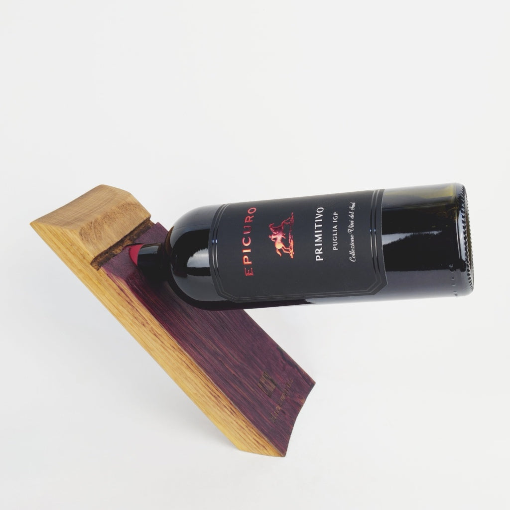 Ruvin | Weinständer aus Rotwein-Fassdaube