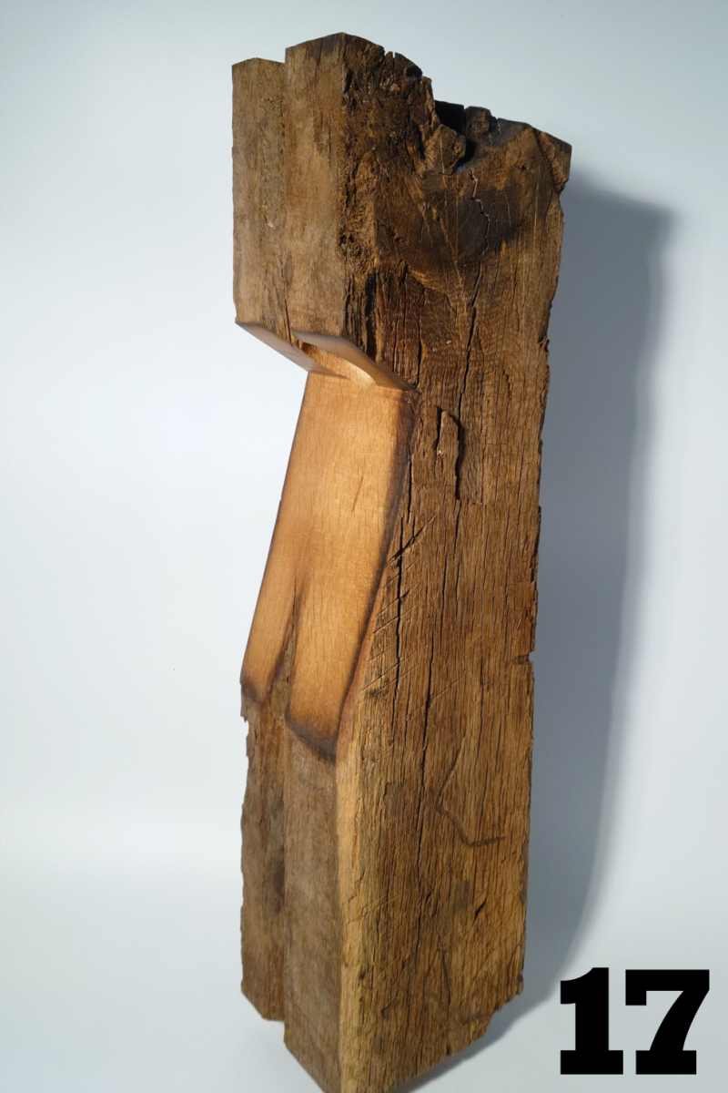 Nüri | Wegeleuchte aus Eiche 65cm