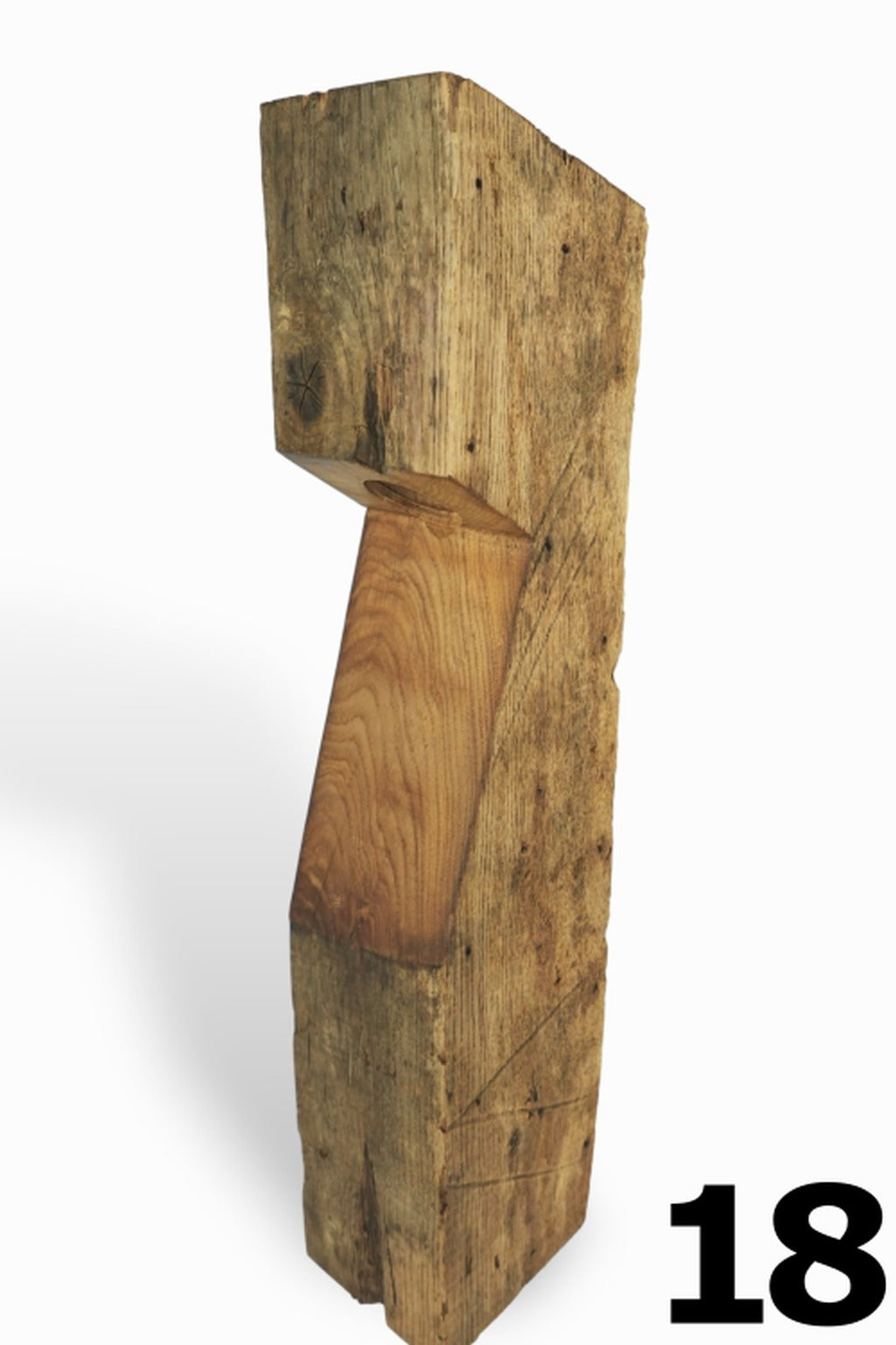 Nüri | Wegeleuchte aus Eiche 65cm