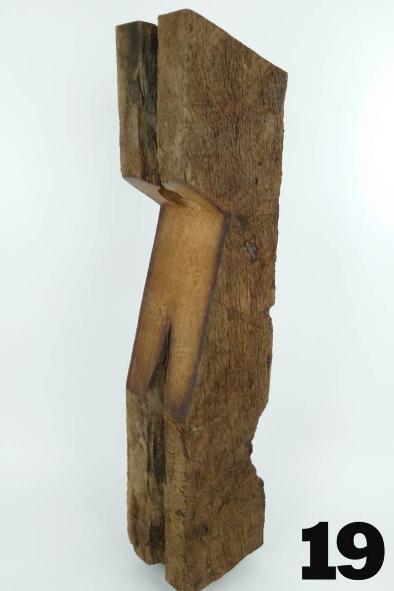 Nüri | Wegeleuchte aus Eiche 65cm