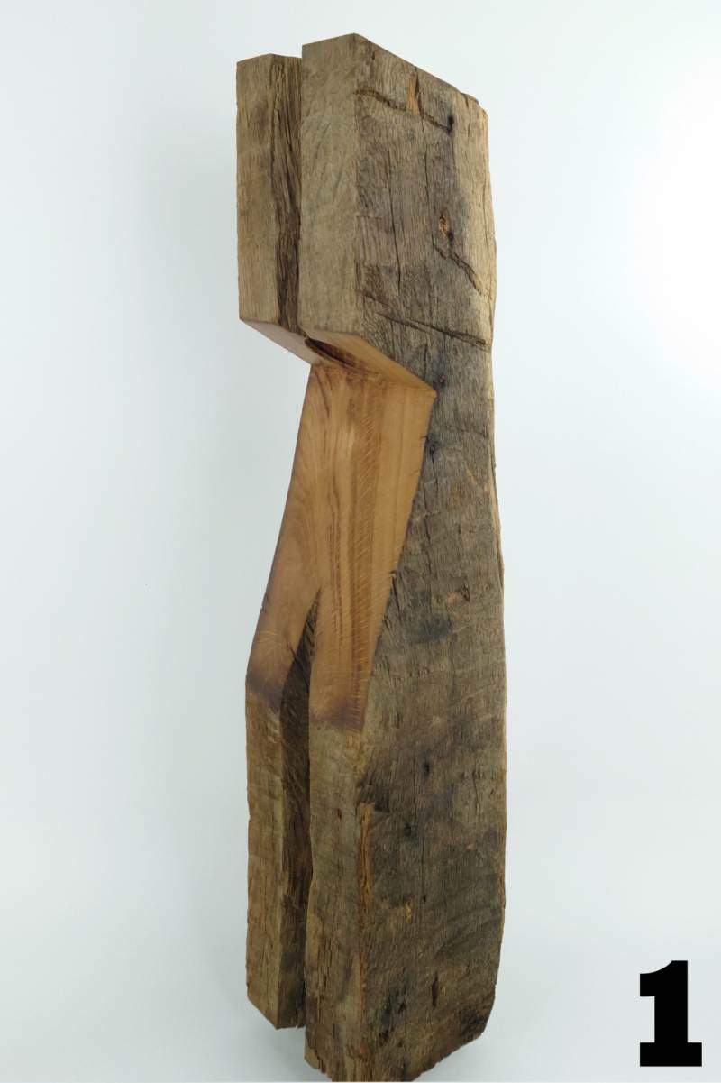Nüri | Wegeleuchte aus Eiche 65cm