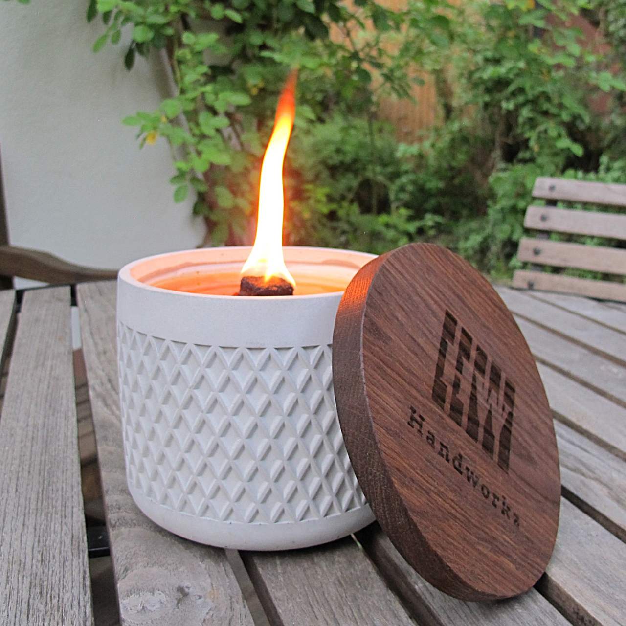 Ugni | Wachsfresser Ø=14cm aus Beton