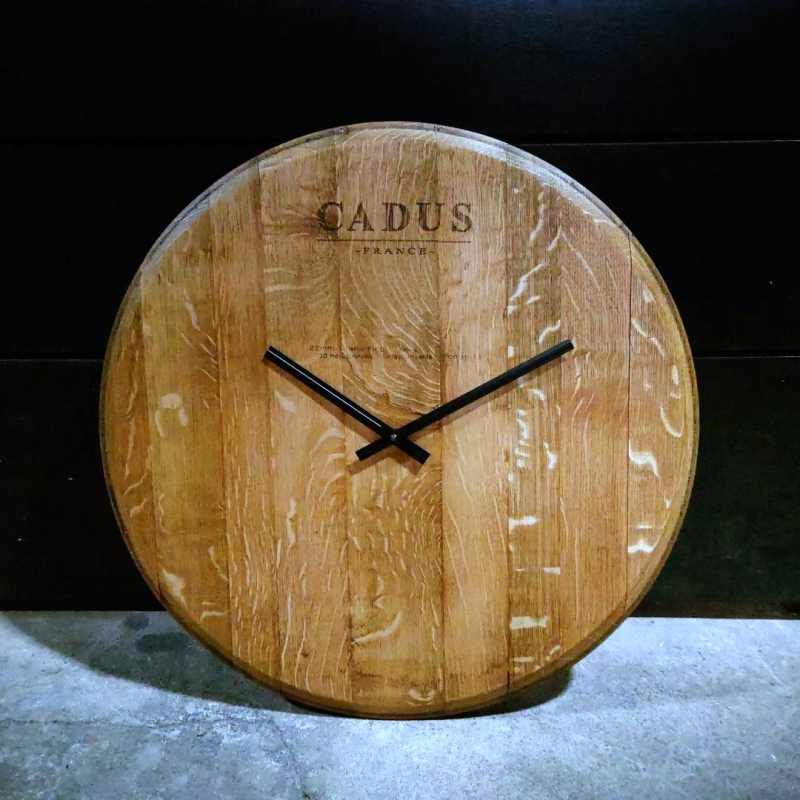 Viini Kello | Wanduhr aus altem Weinfassdeckel