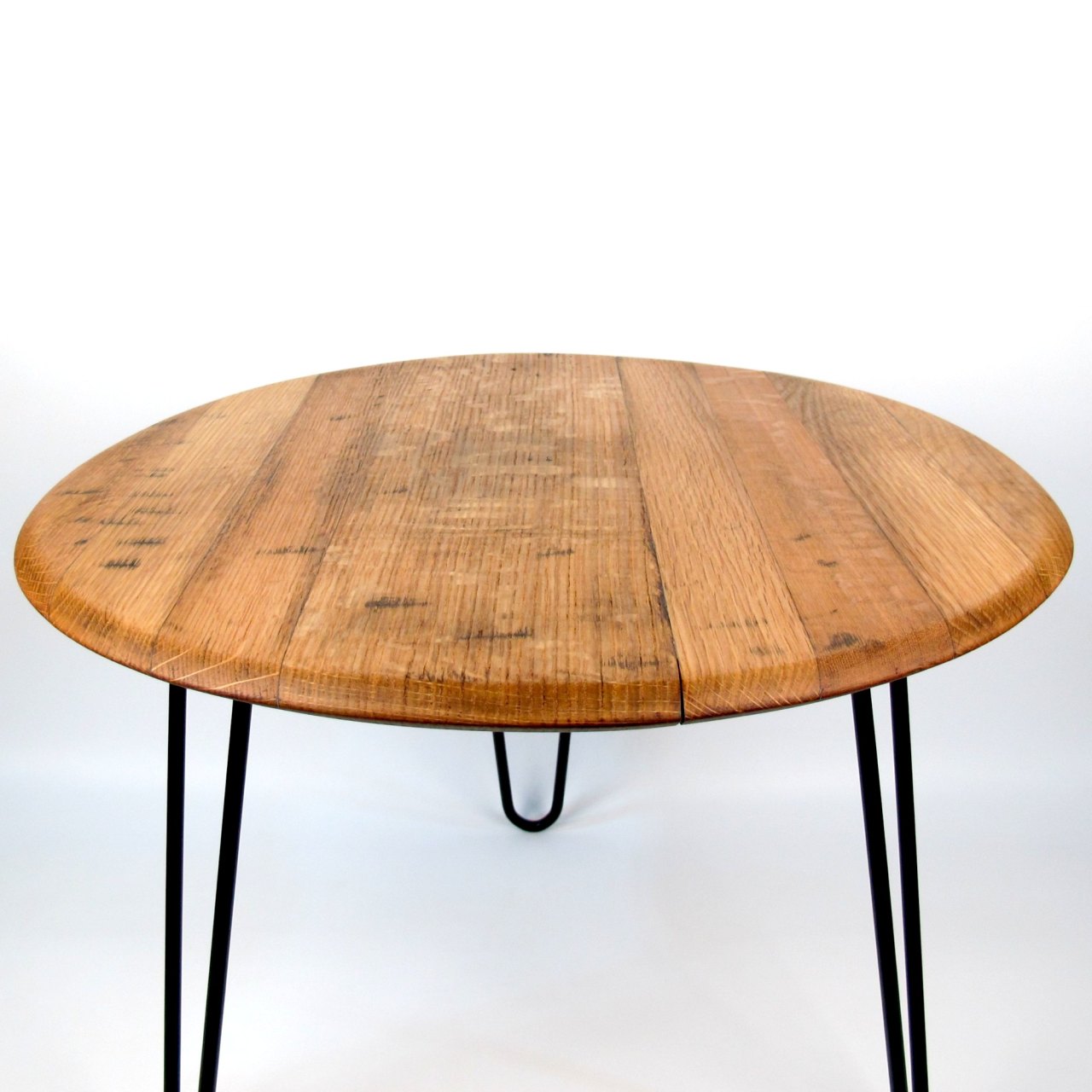 Couchtisch aus altem Whiskyfassdeckel Ø=60cm "mini |Z|"