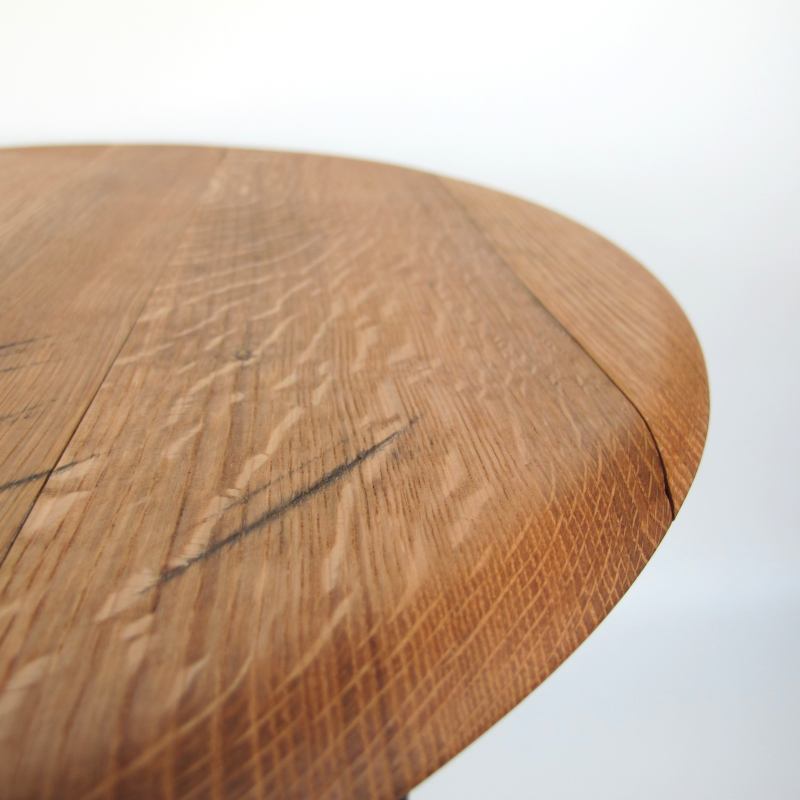 Couchtisch aus altem Weinfassdeckel Ø=55cm "AM-TP"