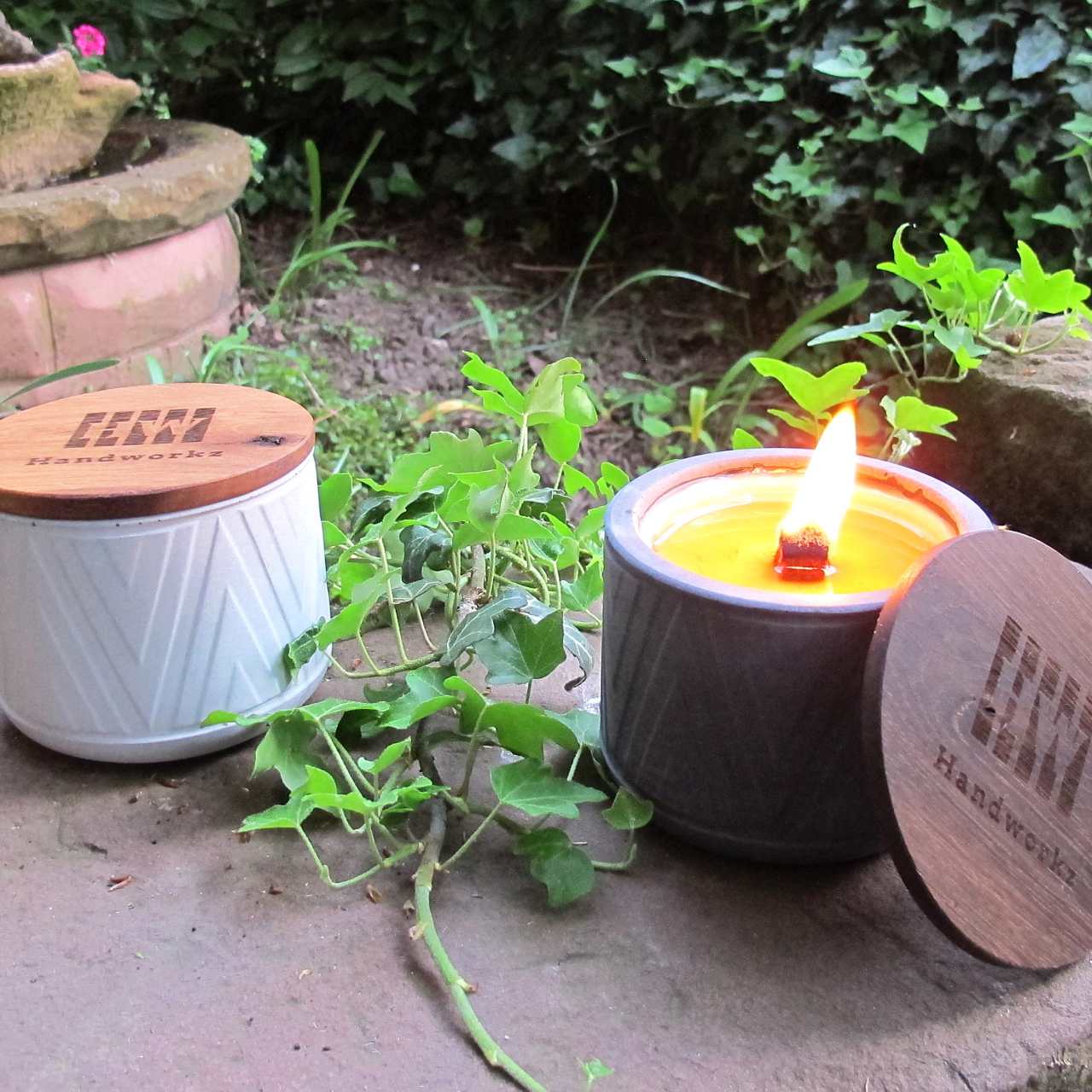 Fjoer | Wachsfresser Ø=10cm aus Beton