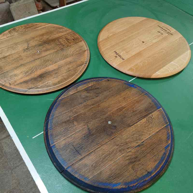 Viini Kello | Wanduhr aus altem Weinfassdeckel