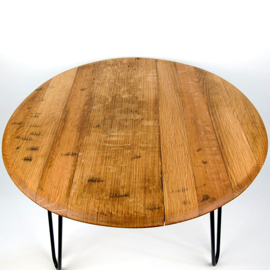 Couchtisch aus altem Whiskyfassdeckel Ø=60cm "mini |Z|"