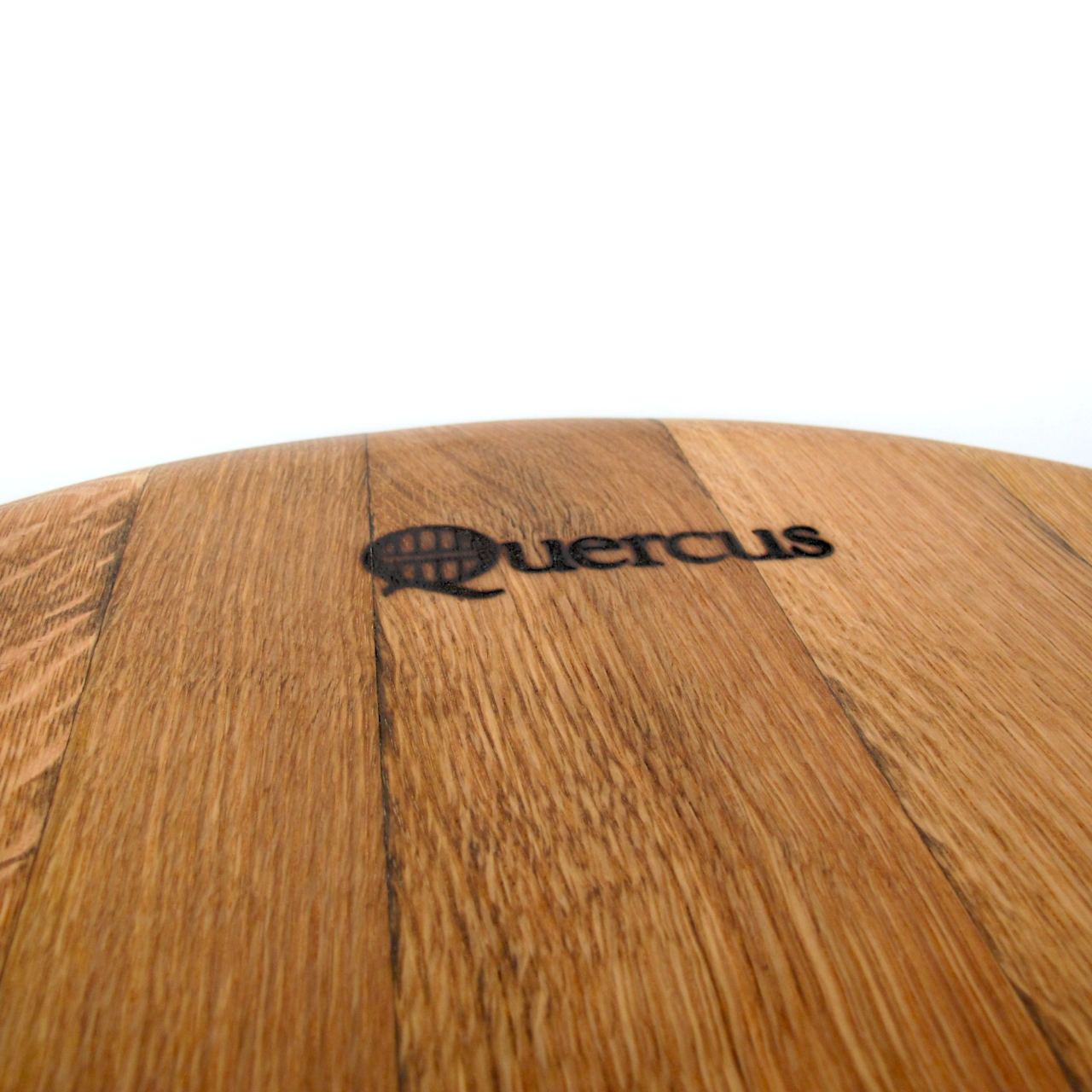 Couchtisch aus altem Weinfassdeckel Ø=55cm "Quercus"