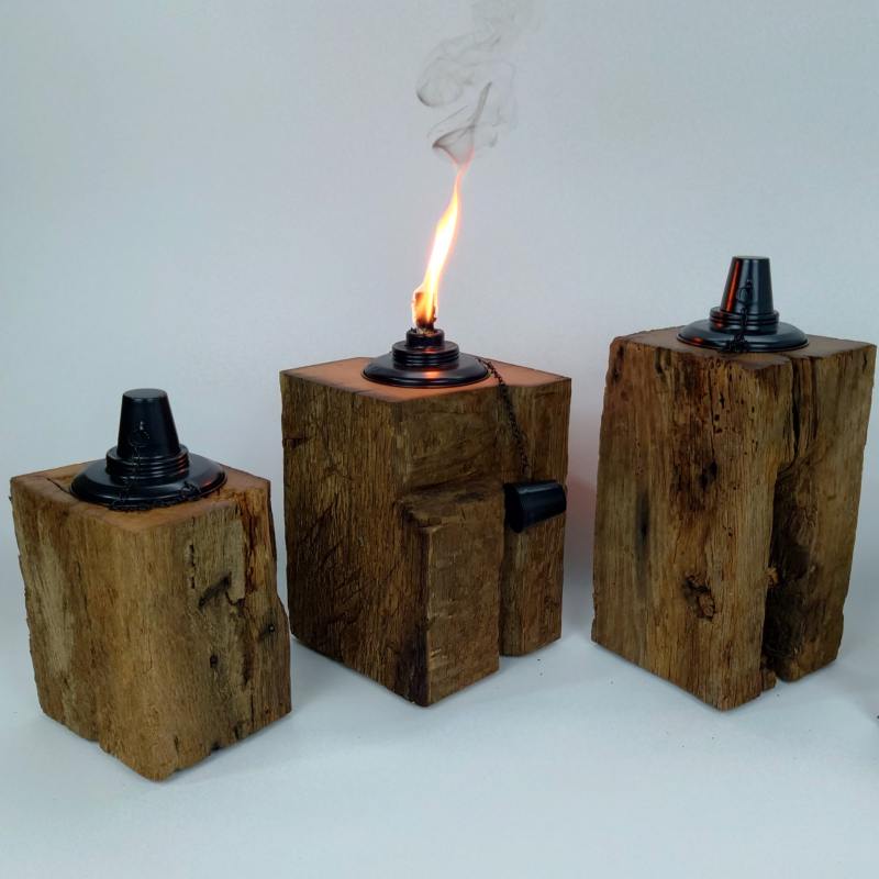 Törvik | Gartenfackel aus Eiche