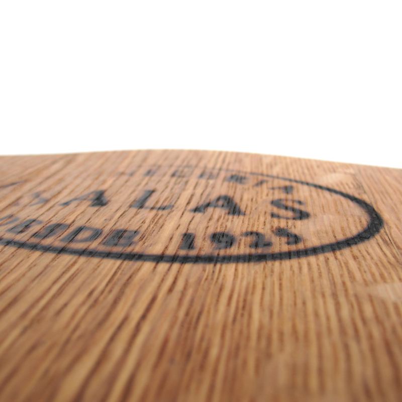 Couchtisch aus altem Weinfassdeckel Ø=55cm "Toneleria Salas Desde 1925"