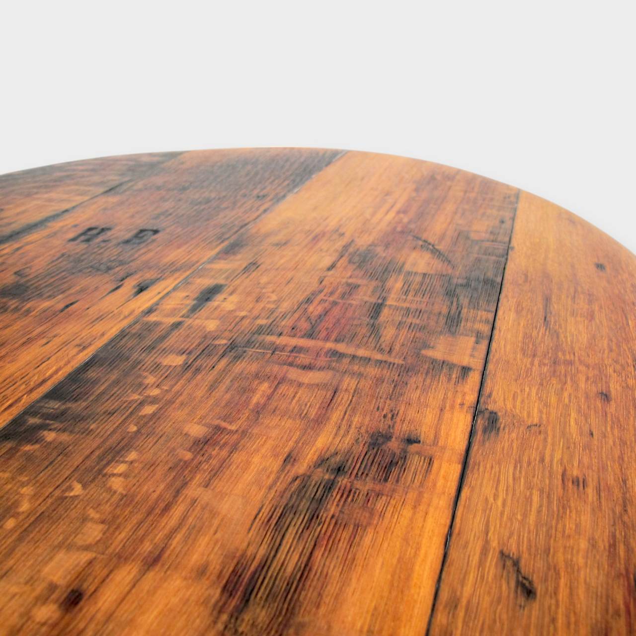 Couchtisch aus altem Weinfassdeckel Ø=80cm "H.E."