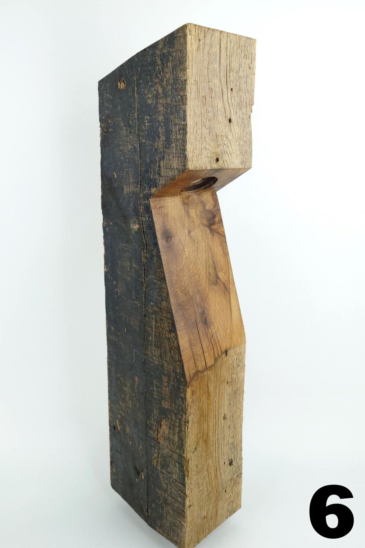 Nüri | Wegeleuchte aus Eiche 65cm