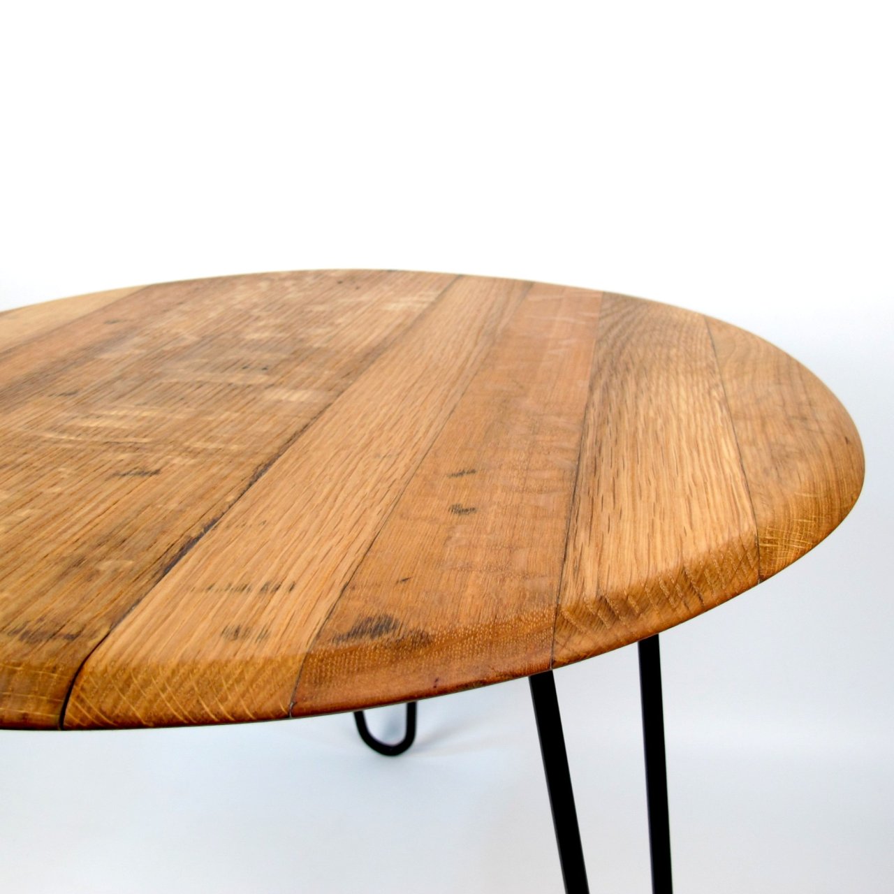 Couchtisch aus altem Whiskyfassdeckel Ø=60cm "mini |Z|"