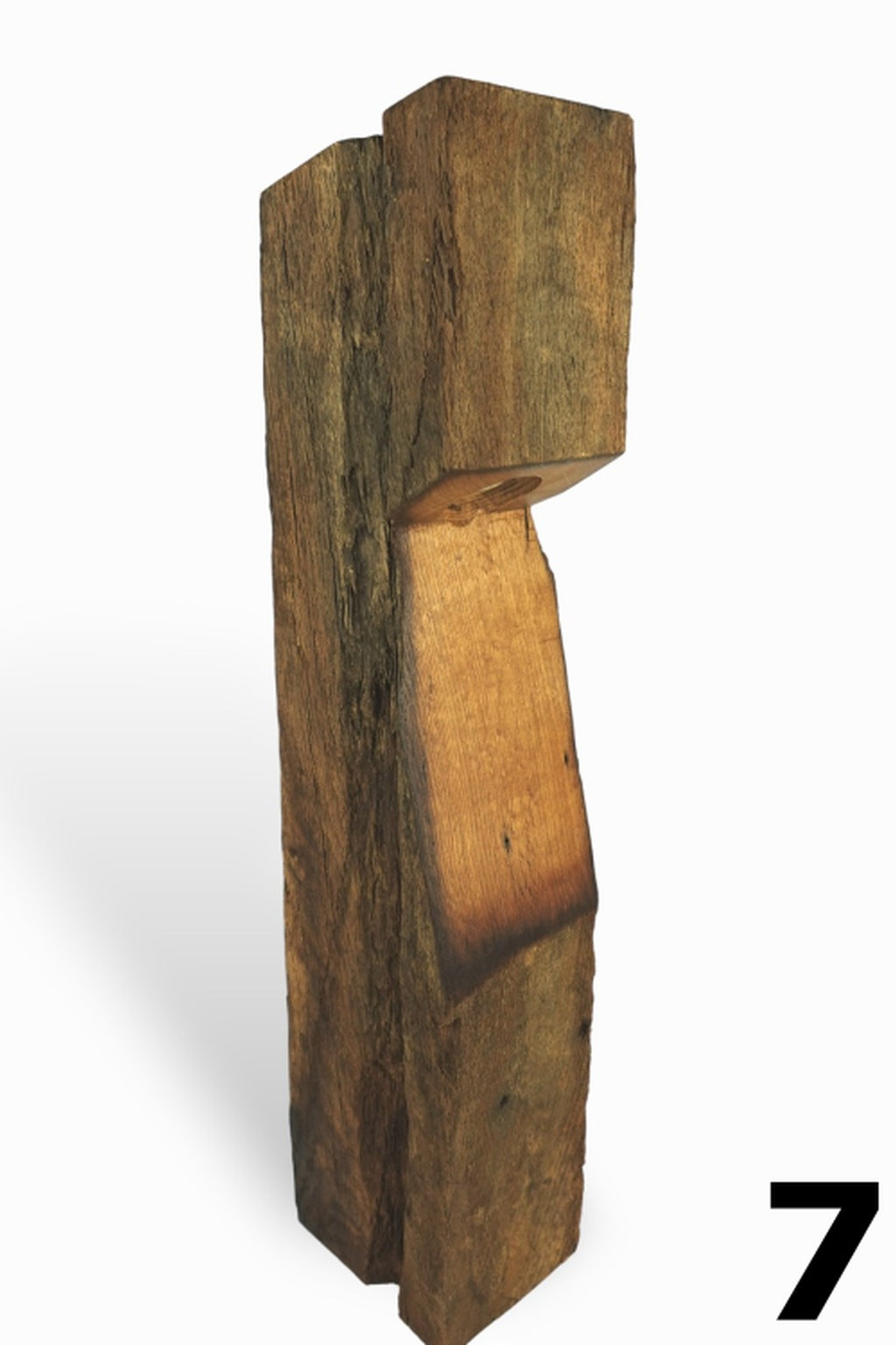 Nüri | Wegeleuchte aus Eiche 65cm