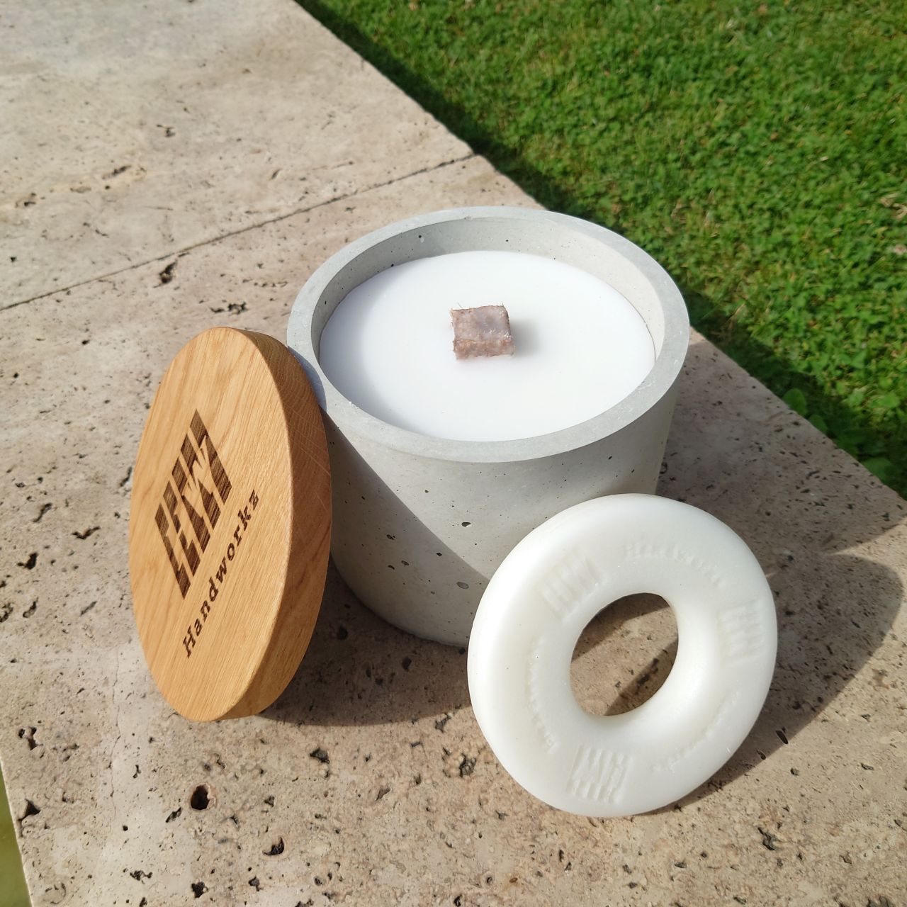 Fuego | Wachsfresser Ø=15cm aus Beton