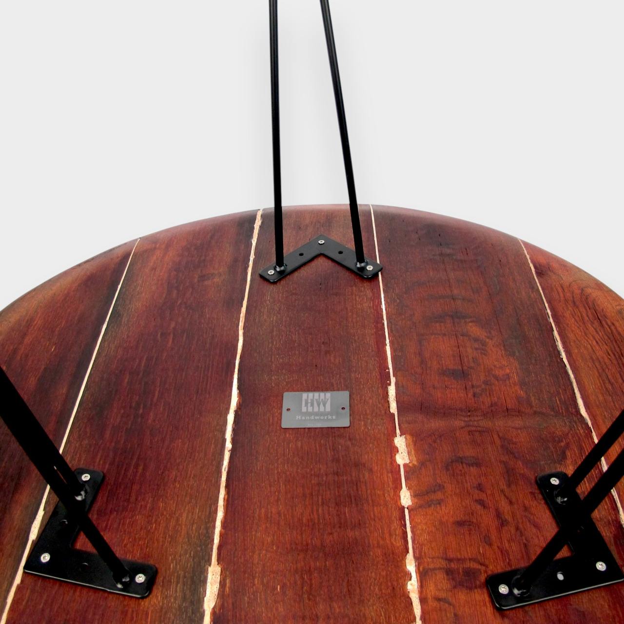 Couchtisch aus altem Weinfassdeckel Ø=80cm "H.E."