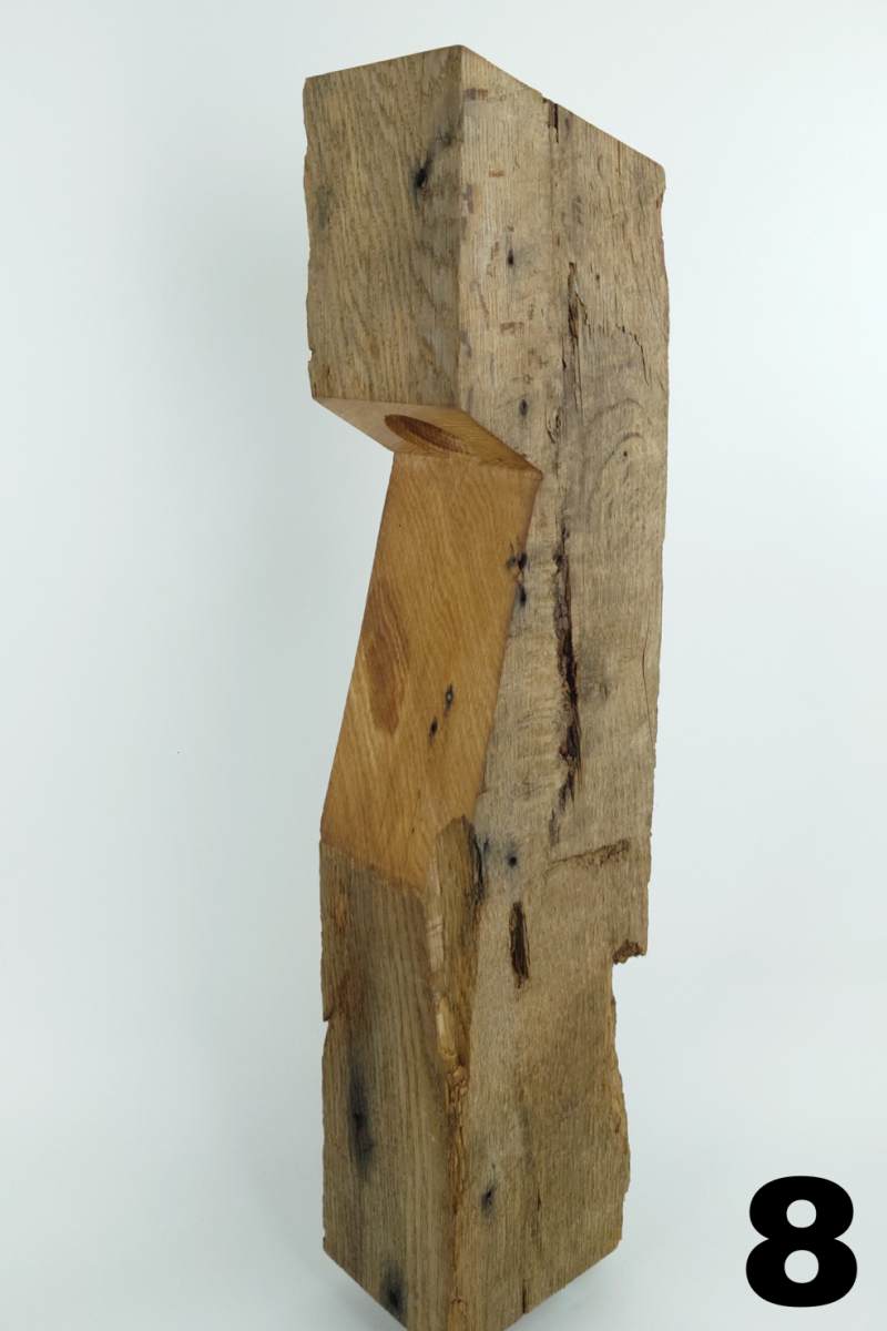 Nüri | Wegeleuchte aus Eiche 65cm