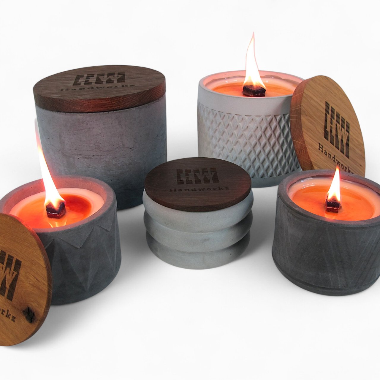 Fuoco | Wachsfresser Ø=10cm aus Beton