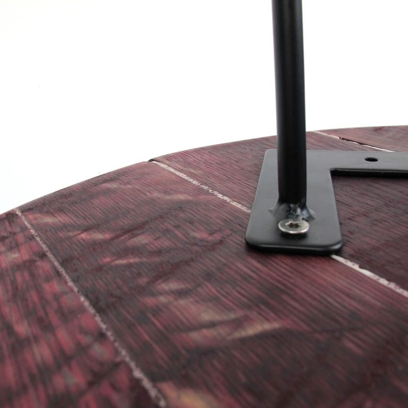 Couchtisch aus altem Weinfassdeckel Ø=55cm "Toneleria Salas Desde 1925"