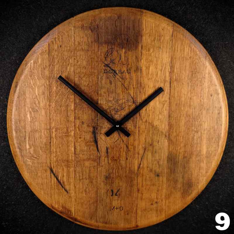 Viini Kello | Wanduhr aus altem Weinfassdeckel