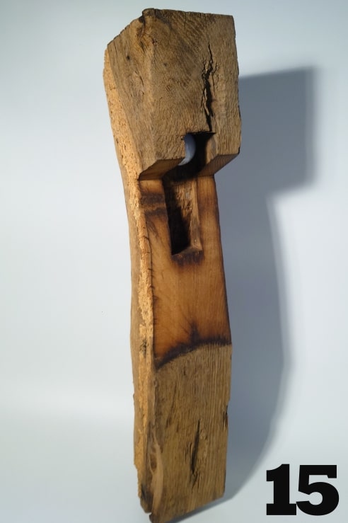 Nüri | Wegeleuchte aus Eiche 65cm