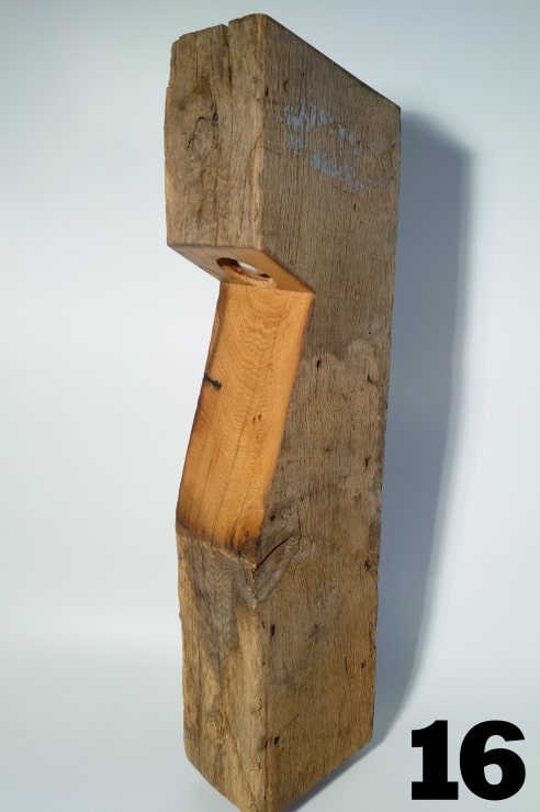 Nüri | Wegeleuchte aus Eiche 65cm