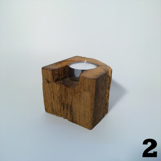 Holz Teelichthalter