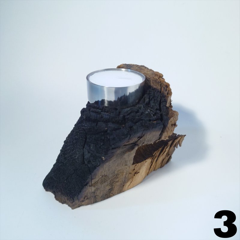 Holz Teelichthalter