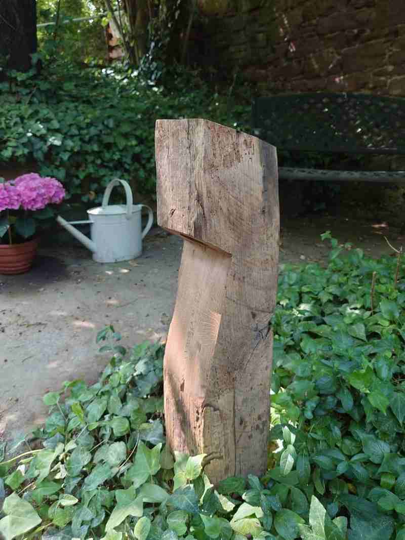 Nüri | Wegeleuchte aus Eiche 65cm