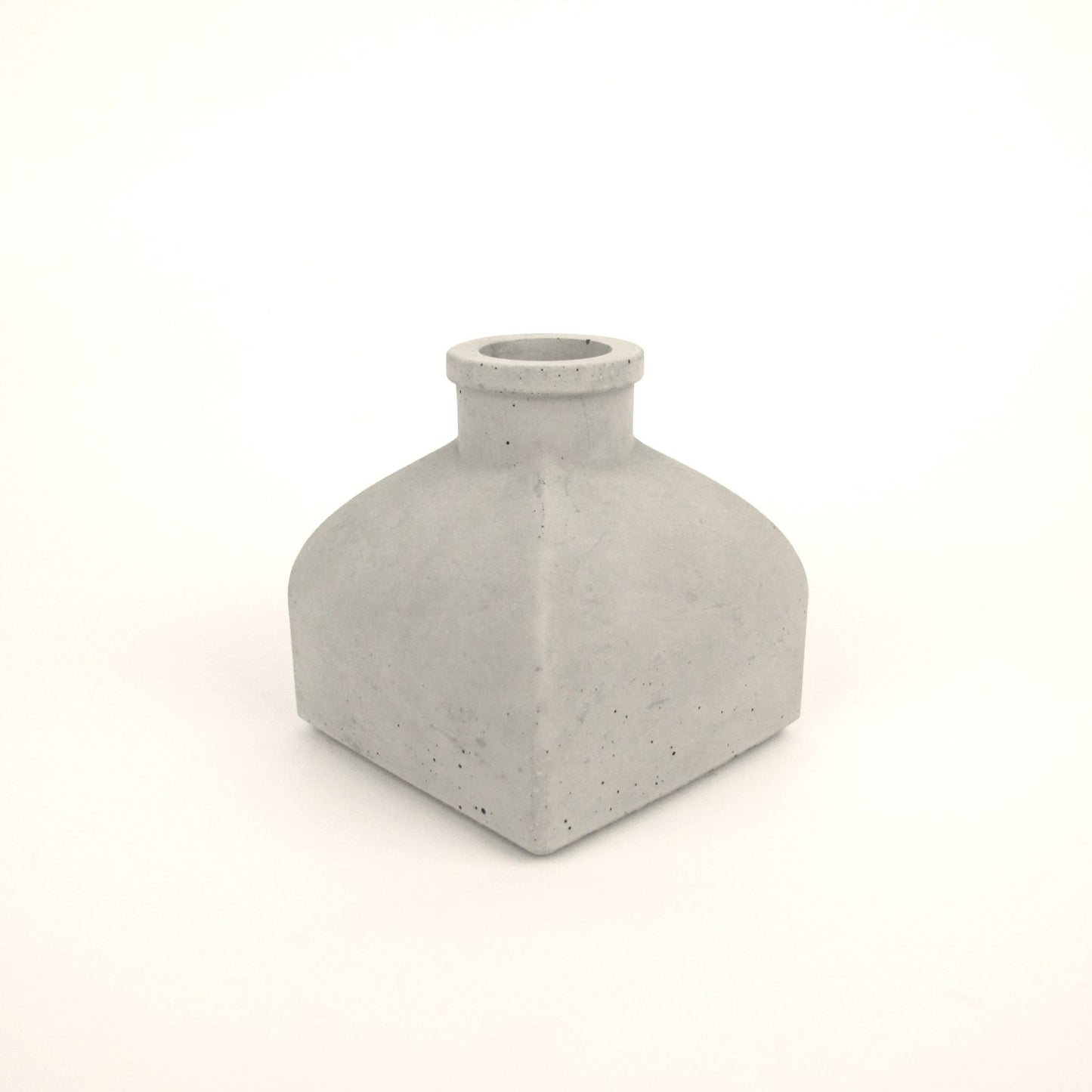 Vase viereckig aus Beton