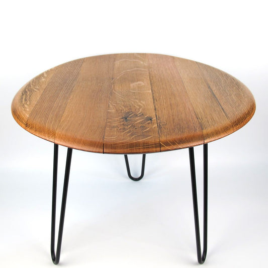 Coffee table made from old wine barrel lid "AM-TP"