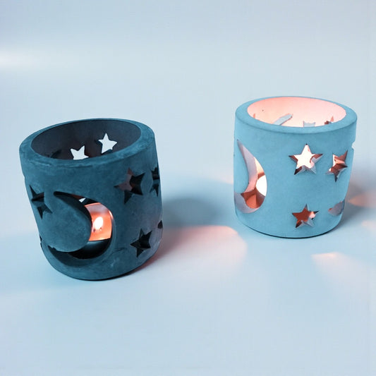 Stjern | Teelichtring aus Beton
