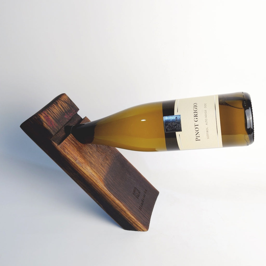 Montis | Weinständer aus rustikaler Fassdaube