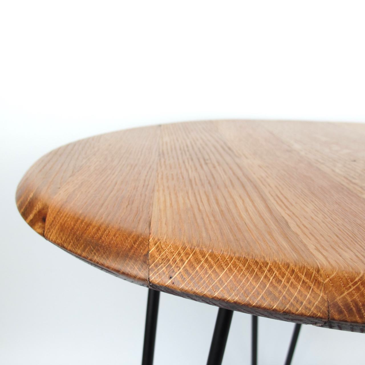 Coffee table made from old wine barrel lid "AM-TP"