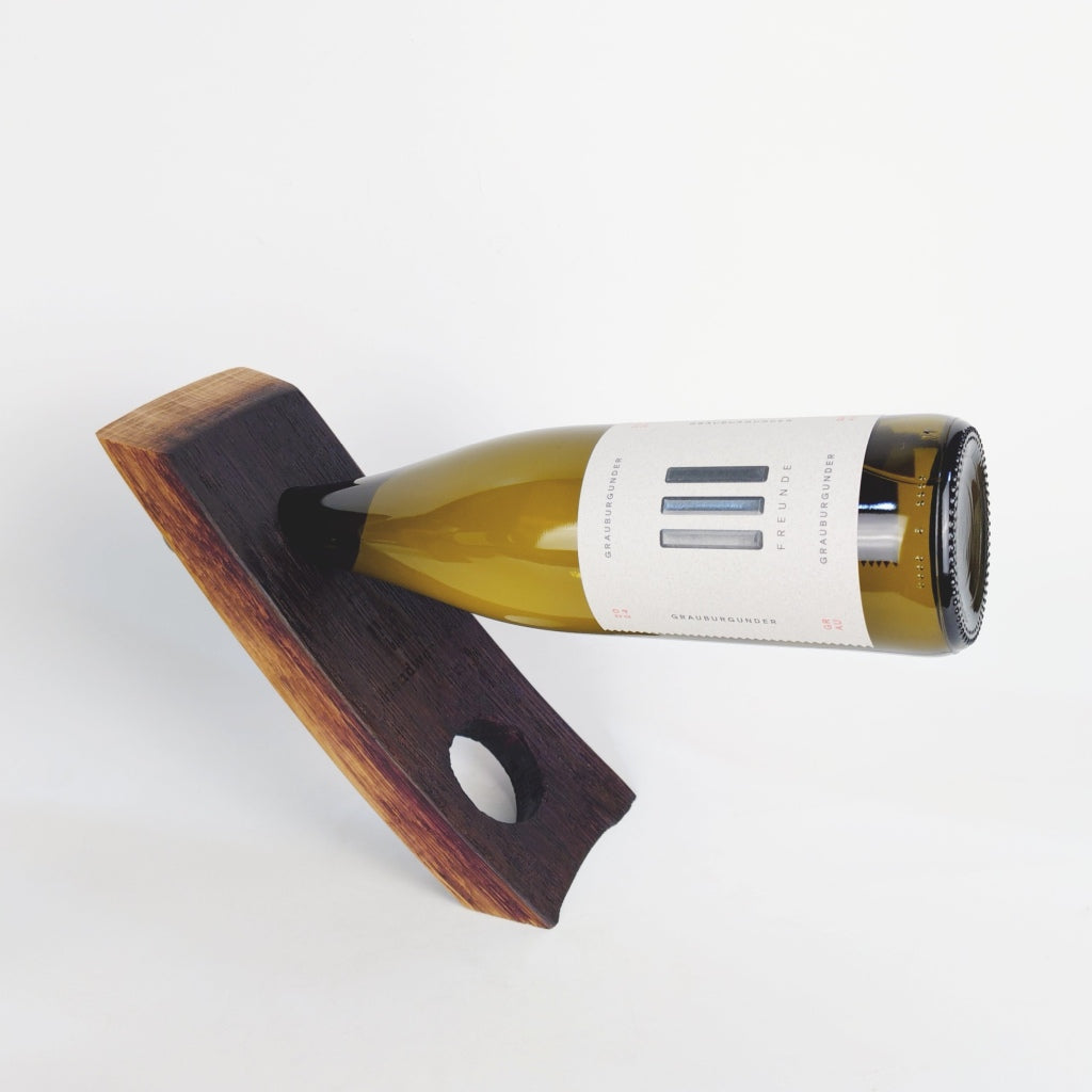 Ruvin | Weinständer aus Rotwein-Fassdaube