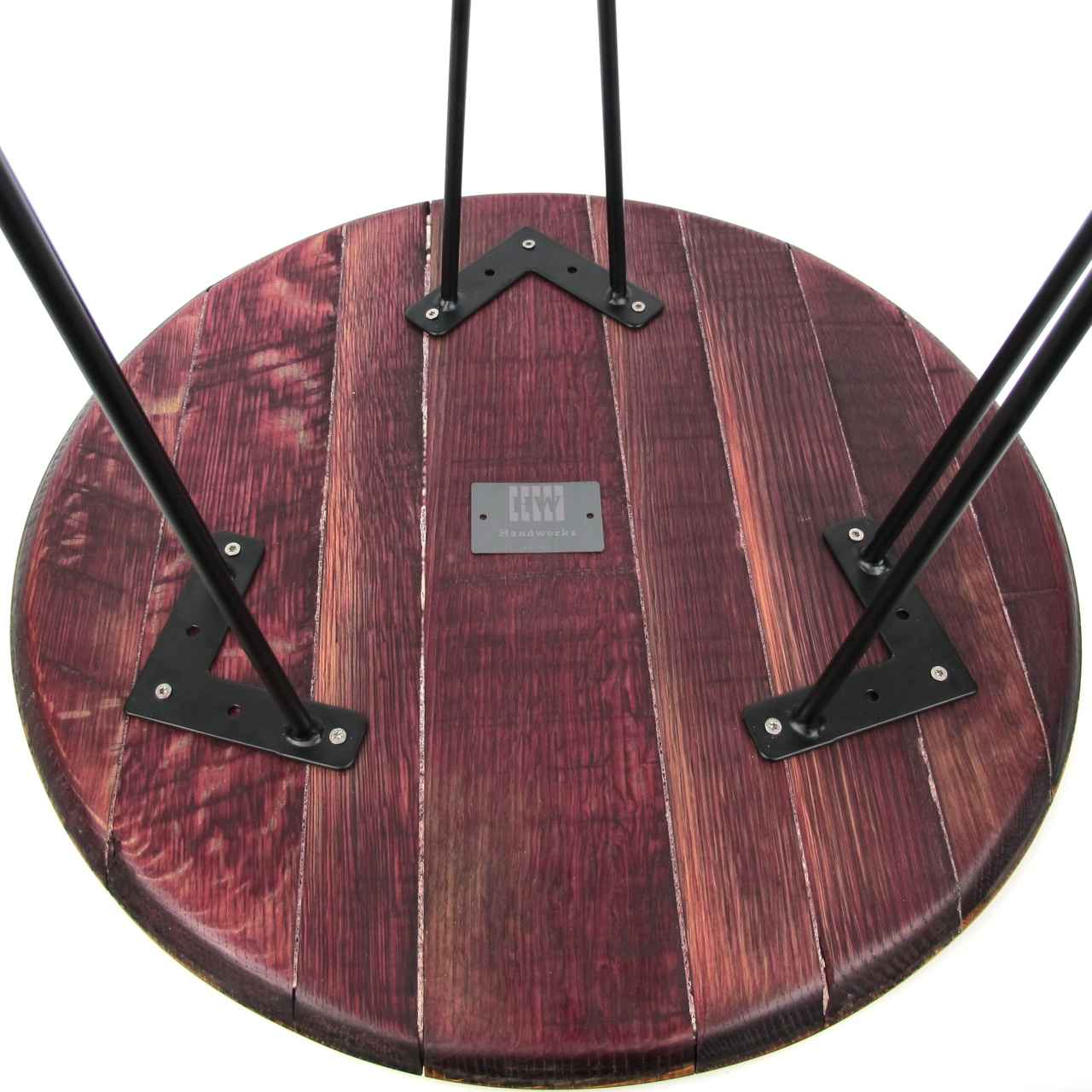 Coffee table made from old wine barrel lid "AM-TP"