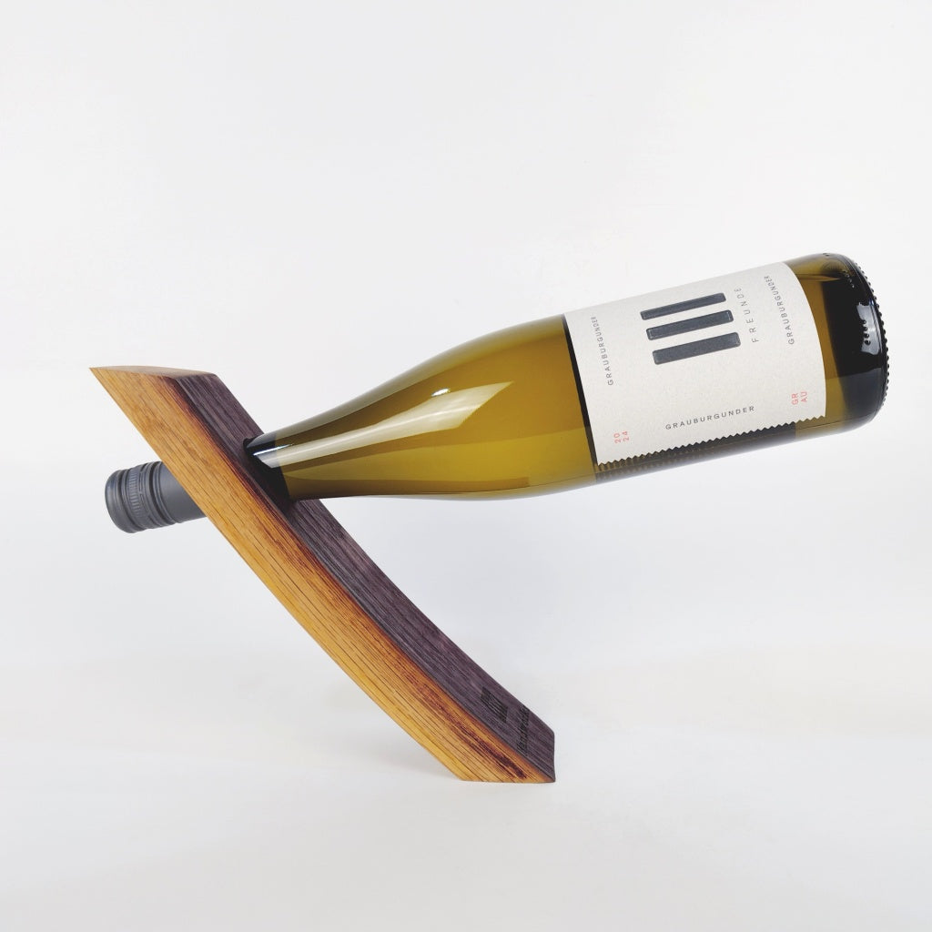 Ruvin | Weinständer aus Rotwein-Fassdaube