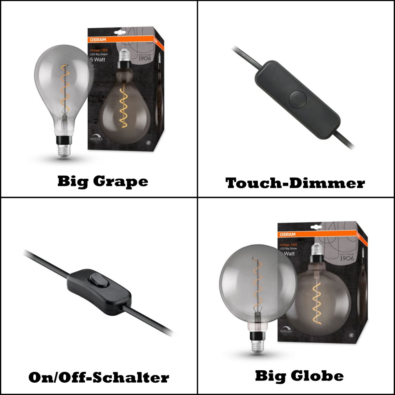 Strokka | Tischlampe Ø=11cm aus Beton